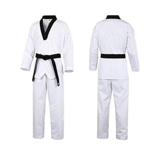 WTF Striped Taekwondo Outfit Preshrunk Fabric Taekwondo Apparel