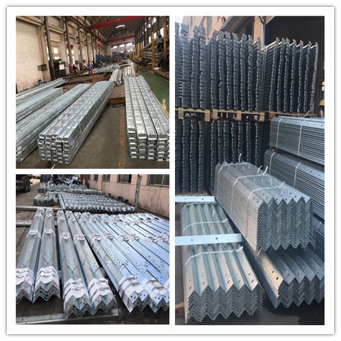 Powder Coating High Voltage Tarpered Galvanized Steel Electric Telescoping Pole