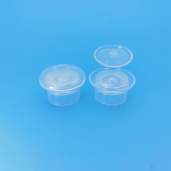 Buy 24MM Transparent Mushroom Shape Plastic Flip Top Cap at wholesale prices