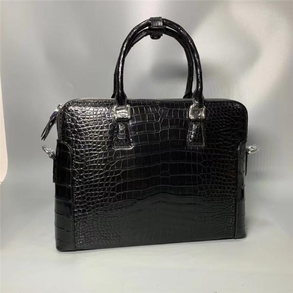 Authentic Real Crocodile Skin Top Businessmen Briefcase Bag Genuine Alligator Leather Male Large Top-handle Handbag