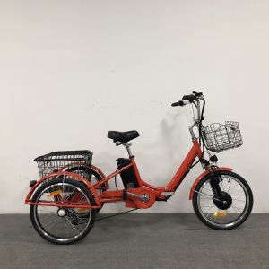 Disc Brake 26*4.0 KENDA Tire Electric Tricycle With LCD Display And Foldable