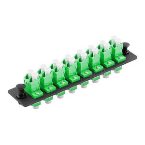 LC Adapter Panel 8 Port Fiber Patch Panel LC Duplex Single Mode Or Multimode