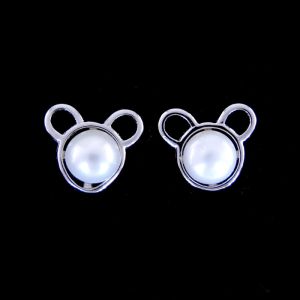 China Simple Style Children Silver Jewellery / Gift Silver Animal Stud Earrings on sale