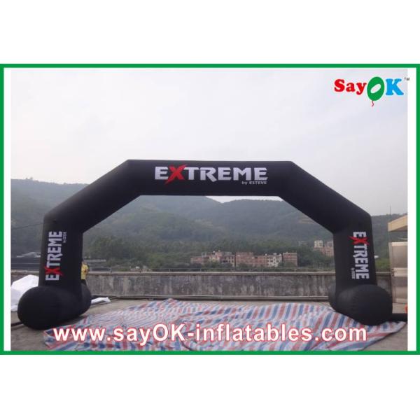 Wedding Arch Decorations Printing PVC Inflatable Finishing Line Arch For Sport Games ODM