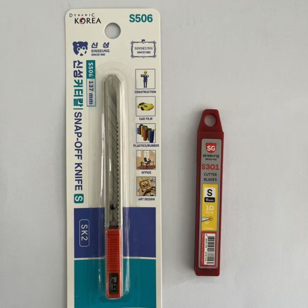 0.38mm Blade Thickness 9mm Cutter Blades Engineered for Cardboard Cutting Precision and Durability in Industrial Settings