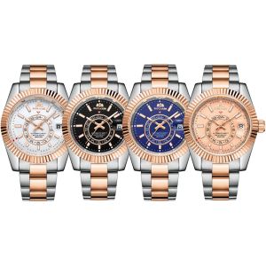 China Tourbillon Men 30m Waterproof Quartz Watch Astronomia Celestial Series on sale