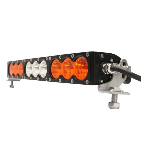 Amber& White offroad led light bar 10W Cree PC lens DHCB-L90SDC