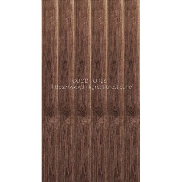 Fancy Plywood Of Natural Walnut Crown Grain Wood Veneer