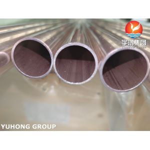 ASME SB111 C70600 Seamless Copper Nickel Tube Heat Exchanger Tube
