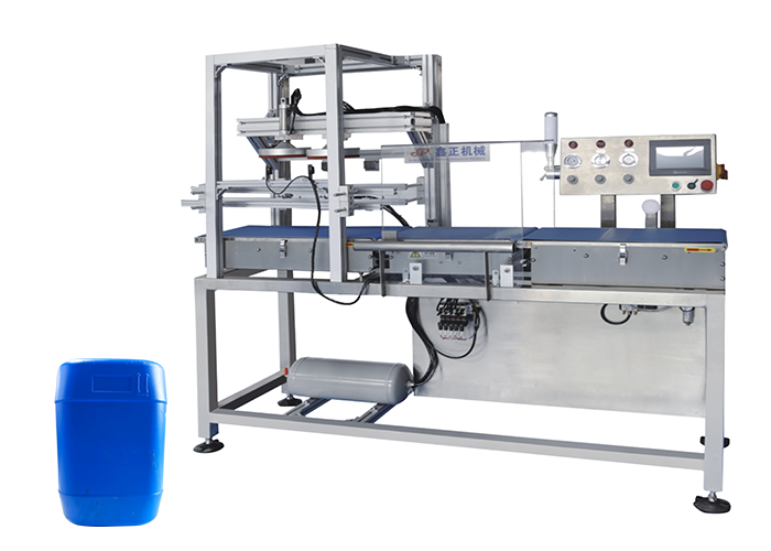 Quality In Line Type Weighing And Leak Testing Machine 2500bph For Stacking Drum for sale