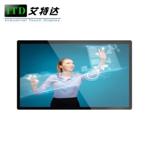 86 Inch 4K Panel Mount Touch Screen Monitor True Flat Surface With OPS Pluggable