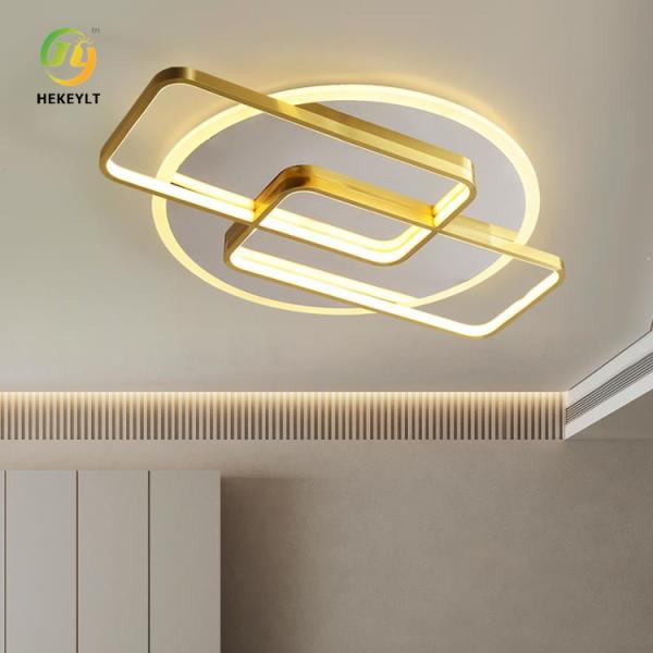 Buy Copper Acrylic LED Ceiling Light Surface Mounted For Bedroom at wholesale prices