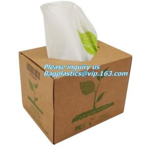 drawstring trash bags on roll disposable bag in compostable, Eco-friendly Roll