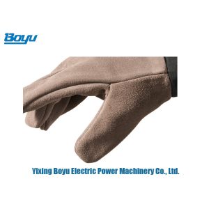 Cowhide Transmission Line Stringing Tools Spark Resistant Welding Gloves 36cm