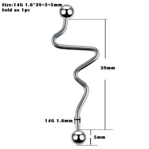 Steel Belly Button Piercings Segment Ring Nose Ring Lip Eyebrow Piercings