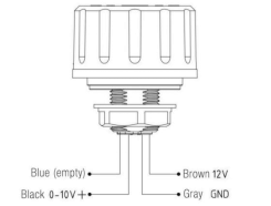 Tuya 12Vdc Wireless Networking High Bay Sensor, 12m Max Mounting Height, Zhaga Book18 interface