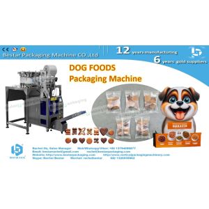 Dog foods packaging machine automatically counting and packing in pouch