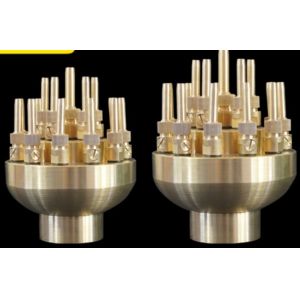 Brass Adjustable Fountain Nozzles Water Flow 25m3/h