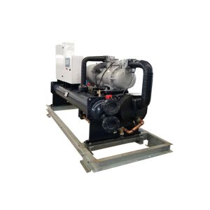 Hermetic Scroll Water Source Heat Pumps , 525KW Screw Heat Pump