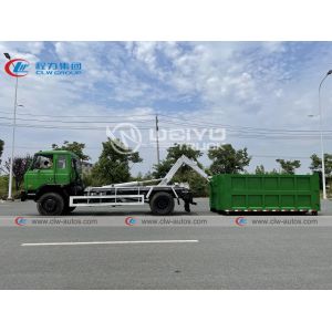 Donfeng 12cbm 12m3 Garbage Transfer Truck Waste Hydraulic Hooklift Equipment