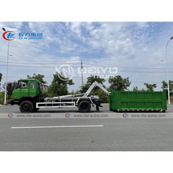 Buy Donfeng 12cbm 12m3 Garbage Transfer Truck Waste Hydraulic Hooklift Equipment at wholesale prices