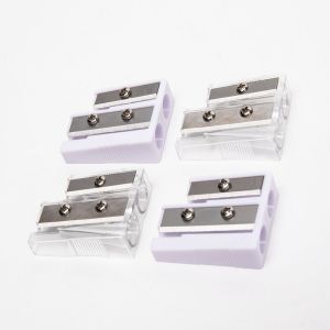 Double Holes Professional Student Pencil Sharpener Alloy Steel