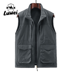 Wholesale Custom High Quality Casual Loose Utility Clothes Sleeveless Waterproof
