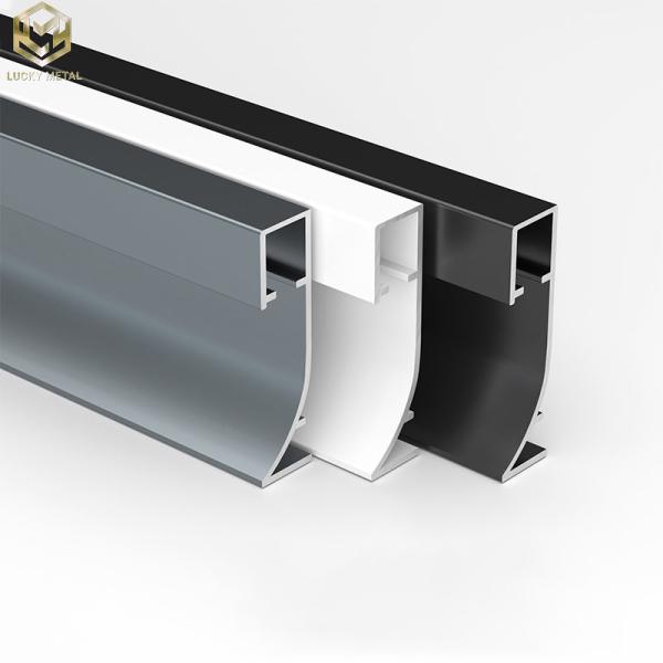 Buy 78mm Aluminium Skirting Profile Board With Led Strip ODM at wholesale prices