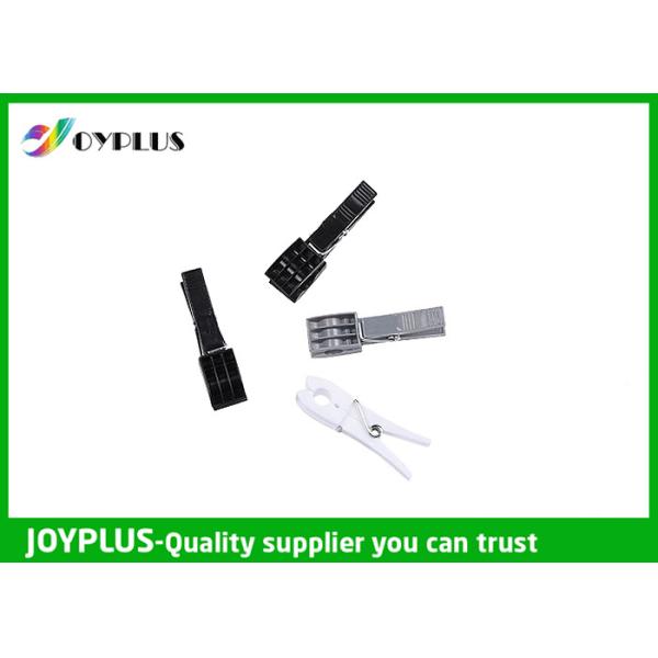 Buy Black White Plastic Clothespins , Strong Clothes Pegs PP / TPR Material at wholesale prices