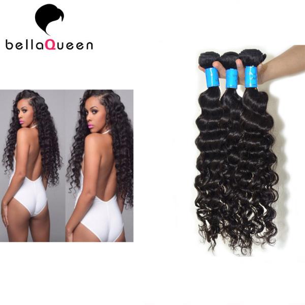 Buy Unprocessed Natural black double drawn Human hair extensions , No tangle No Sheddding at wholesale prices