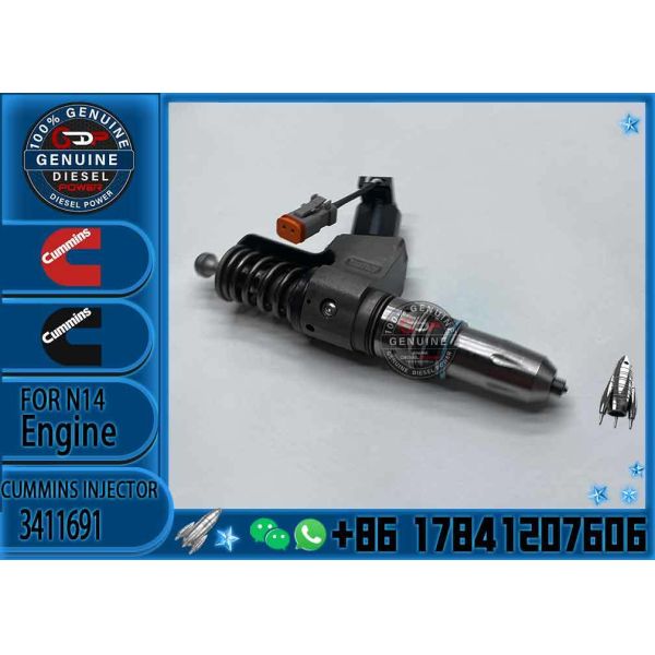 OEM N14 Engine Parts Common Rail Diesel Fuel Injector 3411760 3411691 3411765 3411766 For Cummins Engine Bulk Sale of Injectors