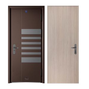 China Aluminum Villa Entrance Door 90mm Leaf Thickness Swig left on sale