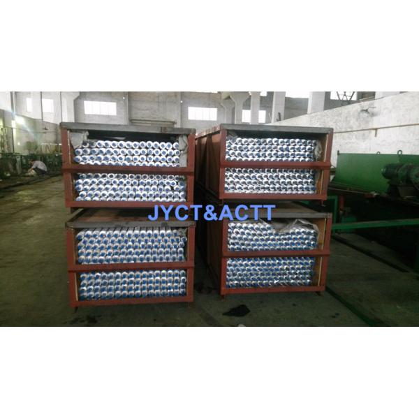 Rolling Type Extruded Heat Exchanger Fin Tube With Iron Aluminum / Copper Aluminum