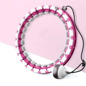 Body Slimming Detachable Fitness Hula Hoops With Mobile Gravity Ball