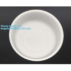 Sugarcane Bagasse Disposable Salad Bowl,biodegradable compostable sugarcane