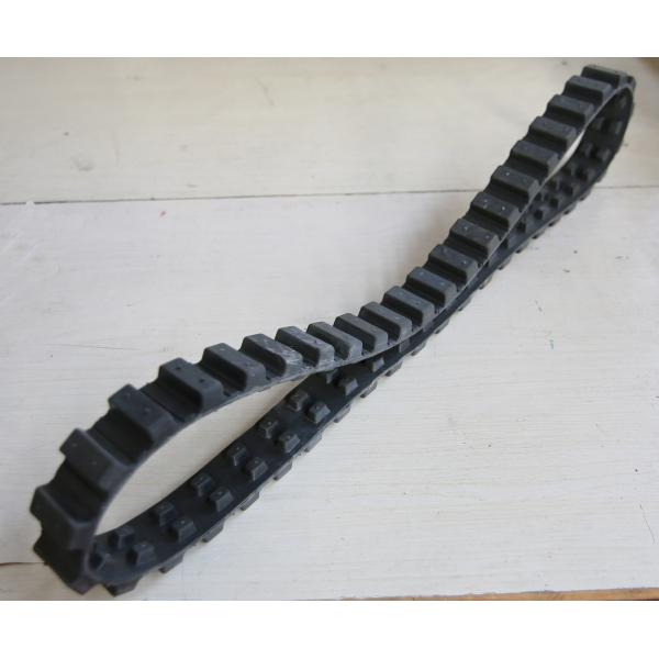 Adjustable Black Small Rubber Tracks / Rubber Tank Tracks For Robots 40×31.3×45