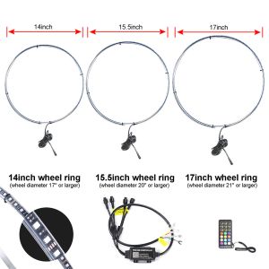 Ip67 Waterproof Multicolor LED Headlights 12V Color Changing With App