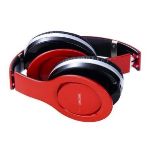 Quality Red Four Channels Wireless Foldable Bluetooth Headphones With Line In for sale