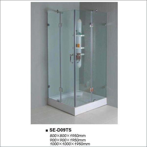 Buy Bathroom Clear Glass Shower Enclosures Four Door Free Standing With Square Tray at wholesale prices