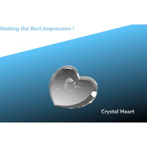 CRYSTAL heart paperweight/beveled heart crystal paperweight/crystal circle