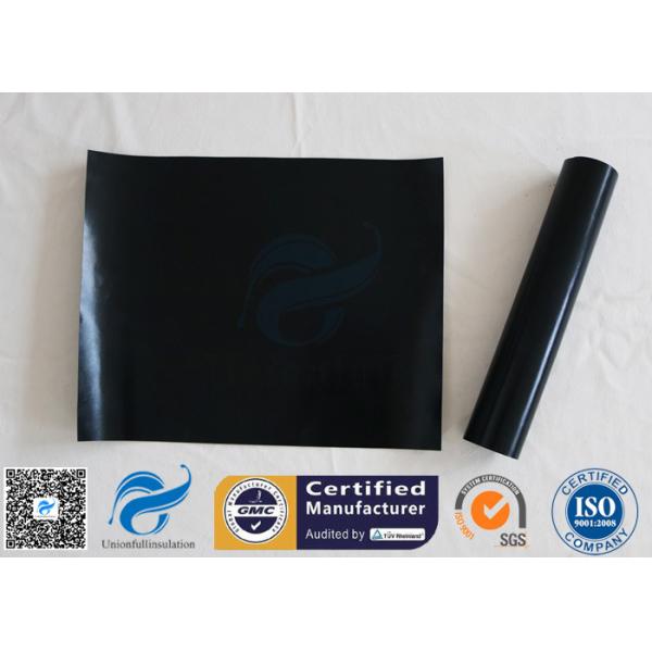 Non Stick PTFE BBQ Baking Mat Grilling Oven Liner 260℃ 15.75"x13" 0.12mm Black