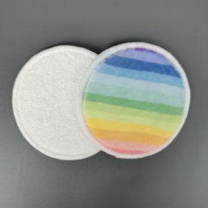 Double Side Printed Reusable Makeup Remover Pad