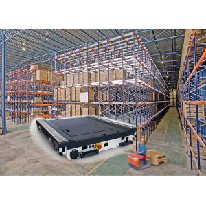 Quality Customized Radio Shuttle System , Warehouse Pallet Shuttle Racking System for sale