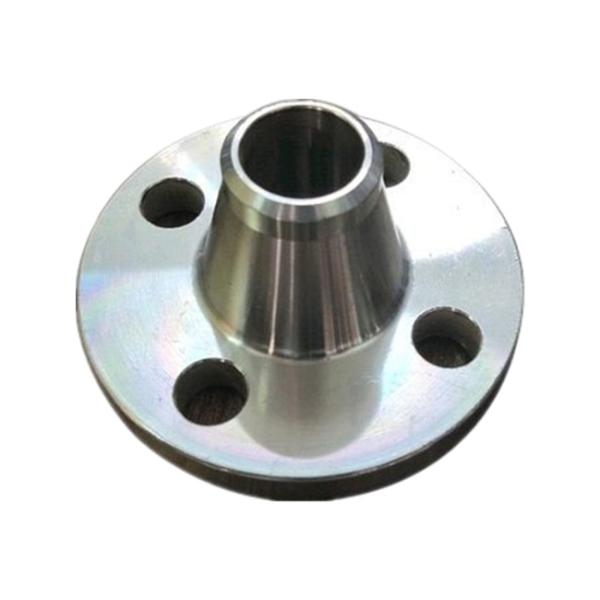 Buy Weld Neck Flange Stainless Steel Flange Custom Silver ASTM / ASME Forged Steel Flanges Long Type at wholesale prices