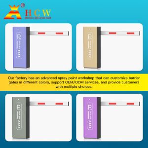 1-6m Automatic Boom Parking Barrier Gate For Vehicle Traffic Control