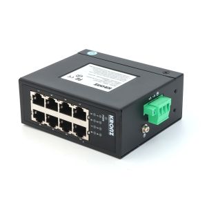 8 Port Unmanaged Industrial Ethernet Switches Full Duplex Half Duplex 100mbps