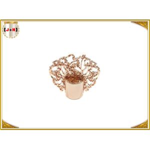 Peacock Shape Electroplate 3D Drawing Zamac Perfume Cap