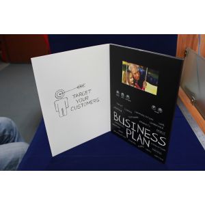 4.3 / 5 / 7 inch lcd video business cards with USB cable for company intruction