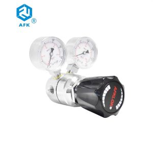 China 3000 PSI 2 Stage Stainless Steel Pressure Regulator High Flow For Oxigen CO2 on sale