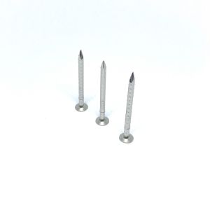 Clout Head 4 Hollow Shank Stainless Steel Nails Anti Corrosion